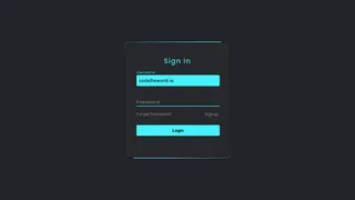 Animated Login Form