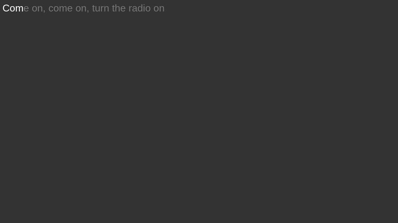 CodePen Home Karaoke Text Rendering CSS Animation