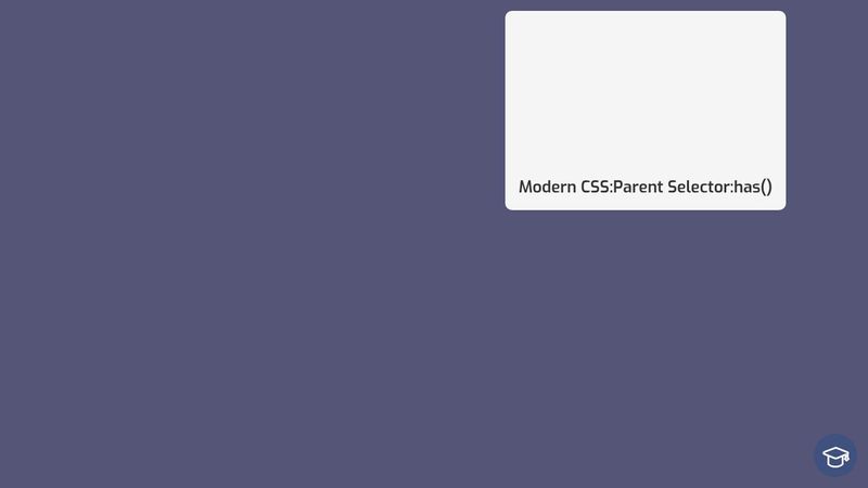 Modern CSS #01: Card without :has() selector