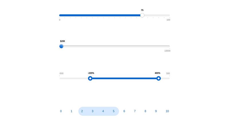 Multi Range input, CSS-only