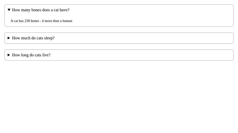 FAQ Component - React