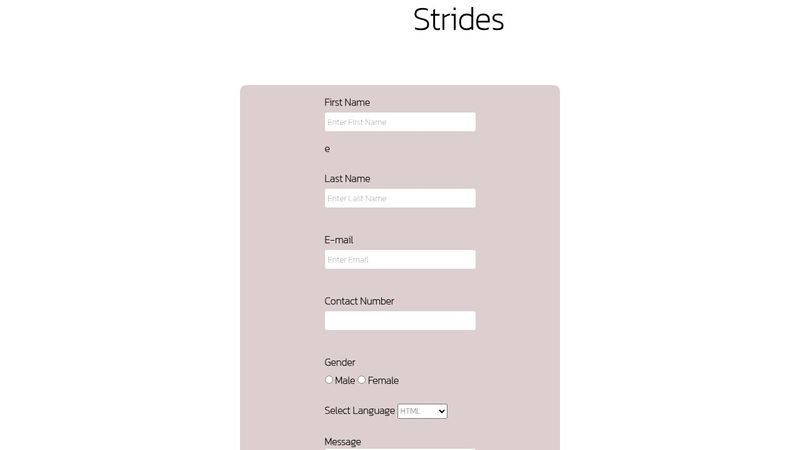 Form validation