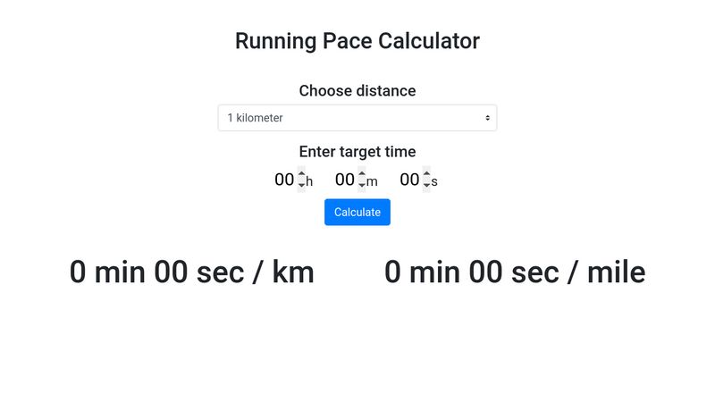 Running Pace Calculator: Calculate Pace, Distance, & Time