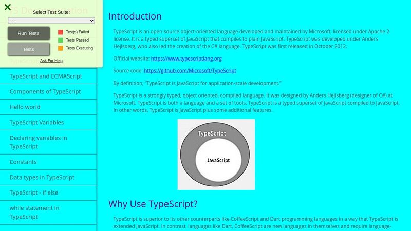 TS Documentation Page