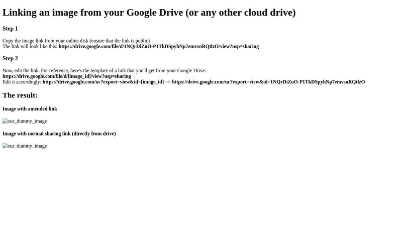 CodePen Home Edit links from Google Drive to embed in your HTML code