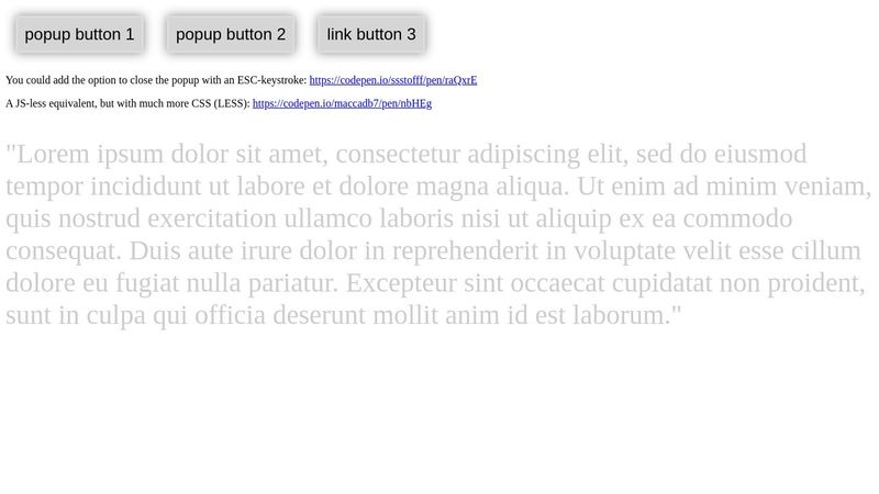 Jquery Overlay Popup