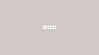 Social Button With Hover