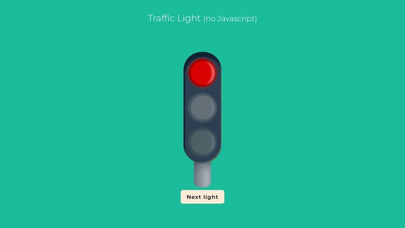 Traffic Light (CSS only - no Javascript)