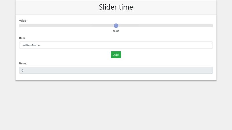 Bootstrap range slider example