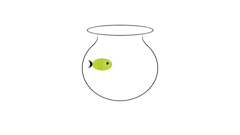 CSS ONLY FISH AND POT