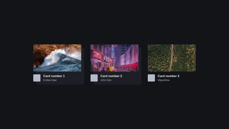Codepen Card Style Attempt