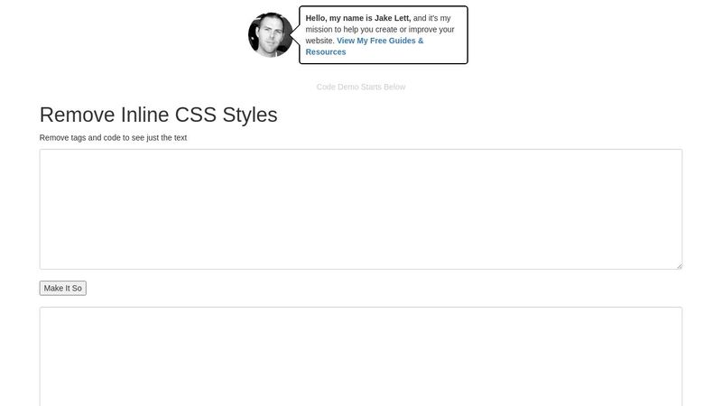 Remove inline styles - text tool