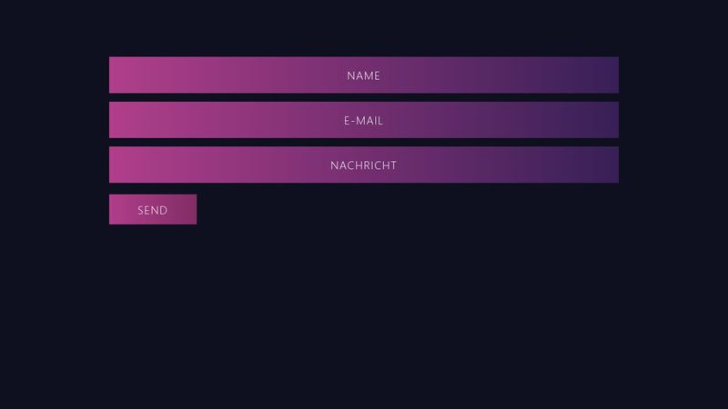 Pure CSS Contact Form