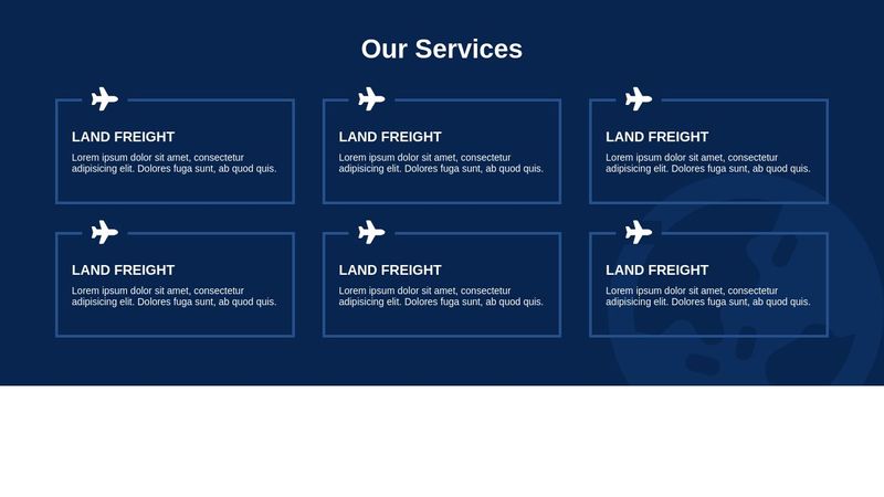 Pure CSS Services Section Design - Services Section Html CSS