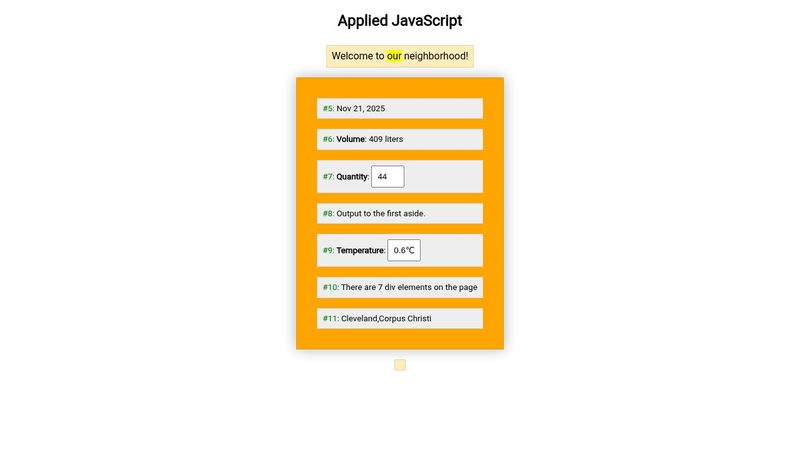 🔒 Applied JavaScript Activity