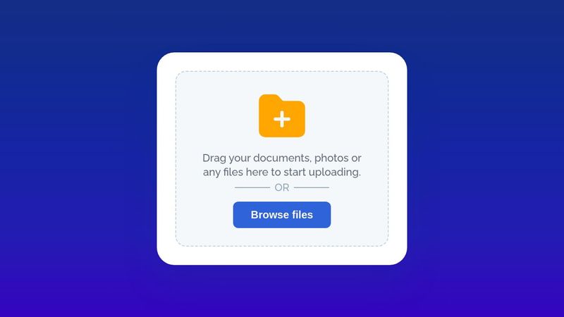 Modern Upload Multiple Files