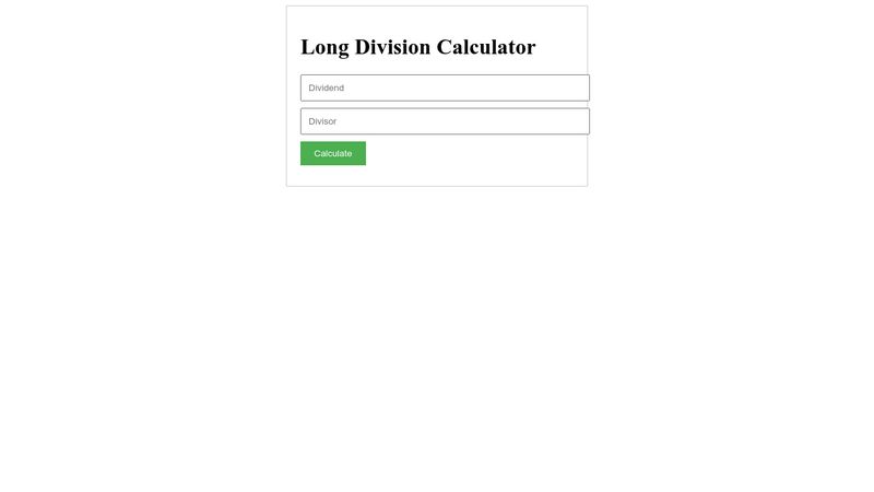 long-division-calculator