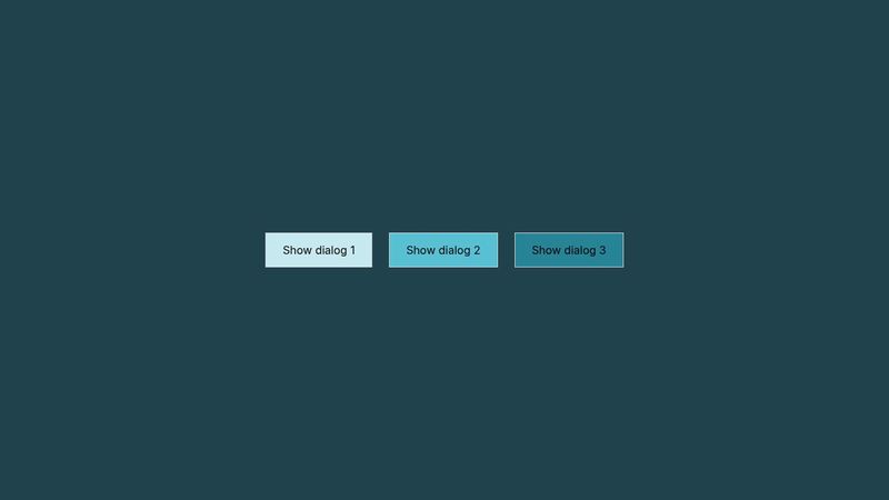 A custom Dialog Box using vanilla CSS and JavaScript