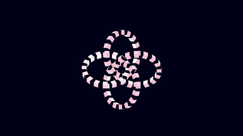 The cross cubes circles animation ( HTML & CSS)
