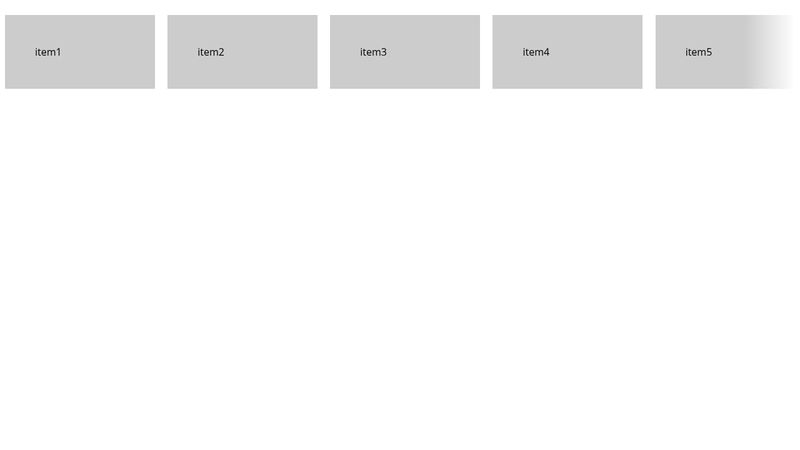 Horizontal Scroll Fade