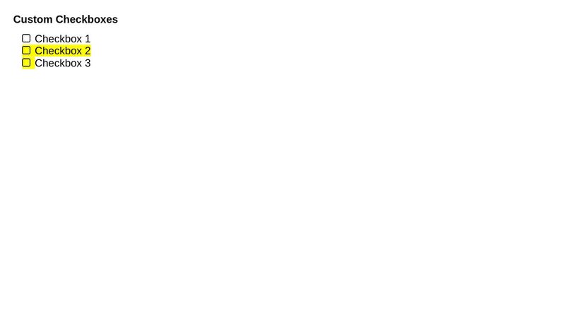 Simple CSS Checkboxes with Font Awesome