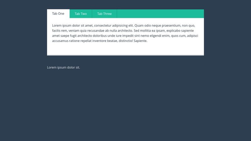 Tab boxes - pure css