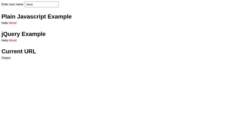 How to display javascript variables in a html page without document.write
