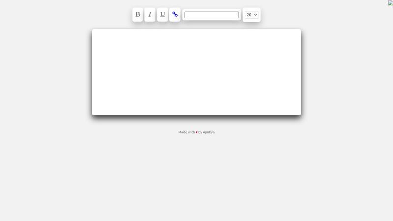 Rich Jquery Text Editor