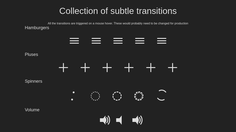 Pure Css Transitions image.