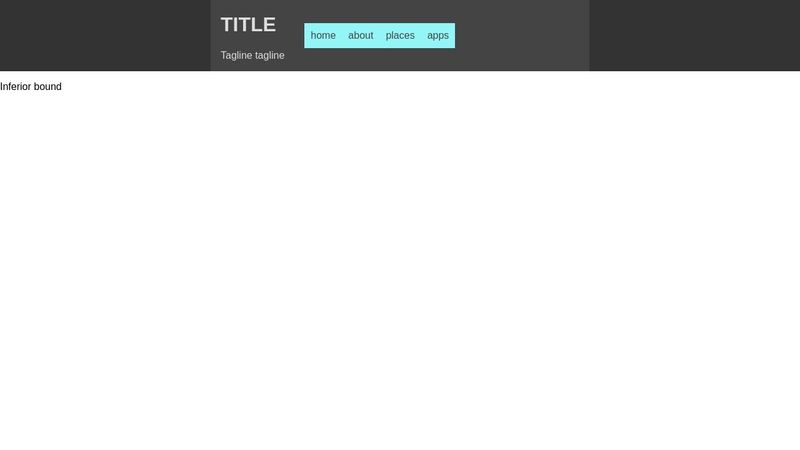 Pure CSS responsive header with menu