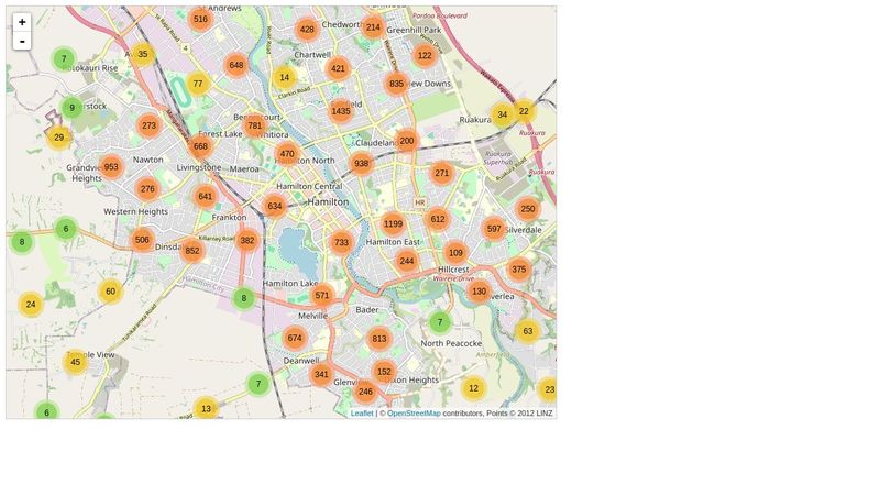 Realworld example of Leaflet.markercluster