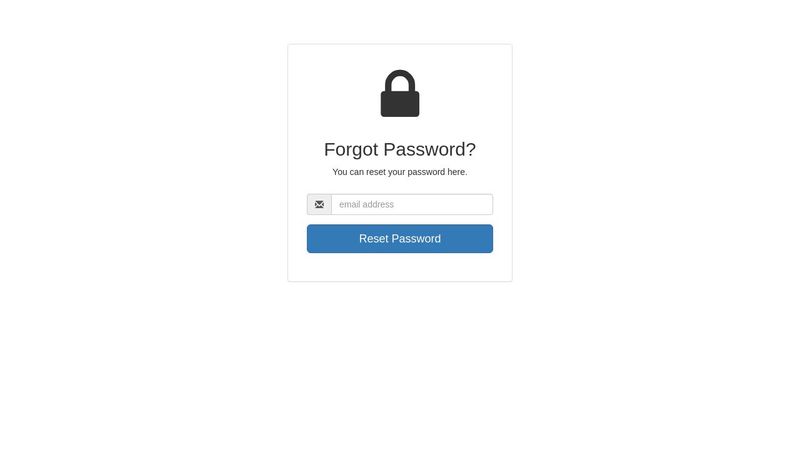 Forgot Password Template