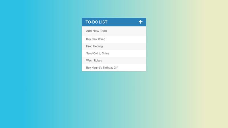 Todo List (jQuery)
