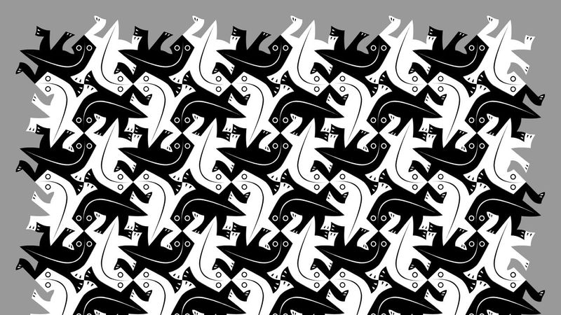 Animated Responsive Lizards - CSS Grid