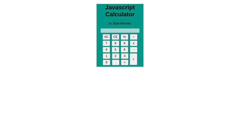 JS Calculator