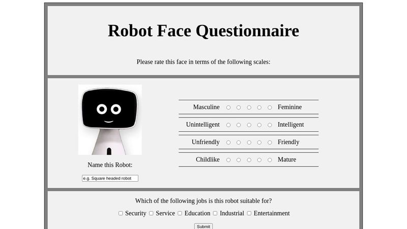 robot face