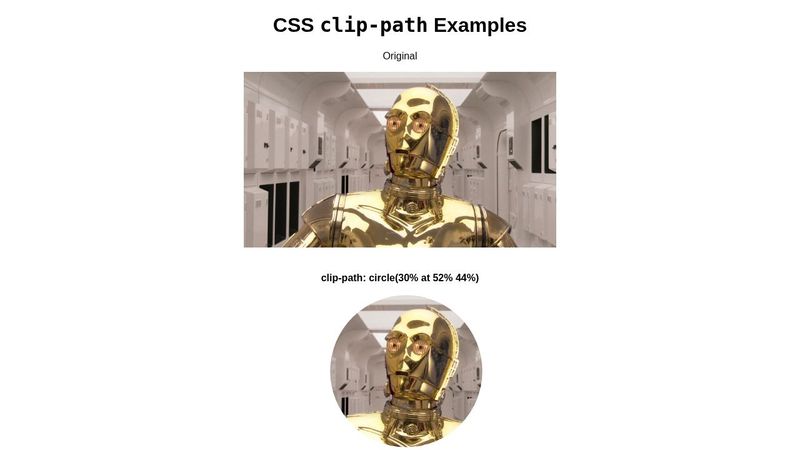 Clip-path Examples