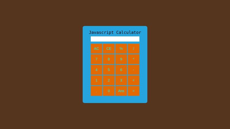 JavaScript Calculator