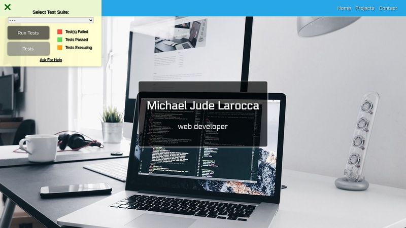 Build a Personal Portfolio Webpage (freeCodeCamp)