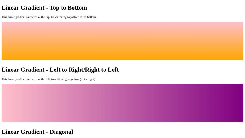 CSS Background Gradient Sample_Surname