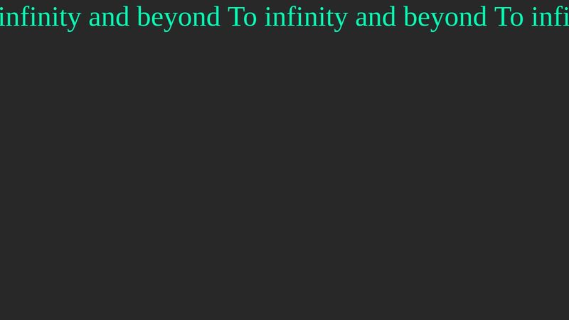 Text loop animation — CSS3 Only