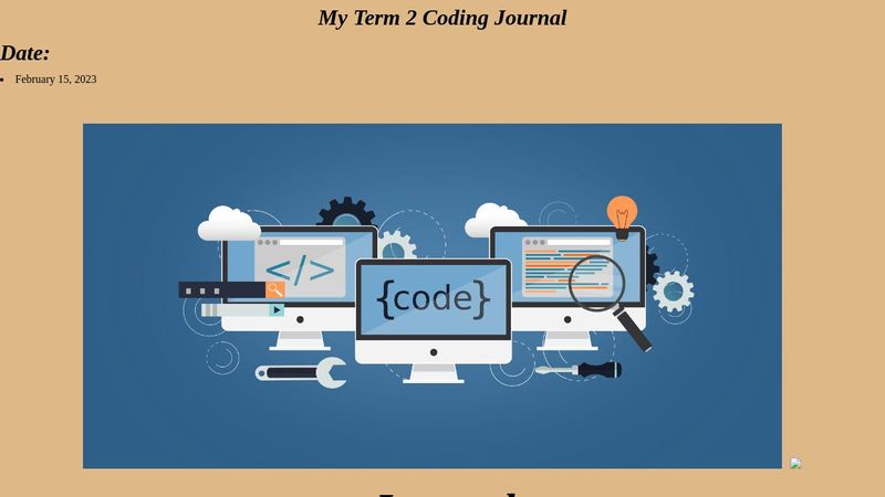 My Coding Journal