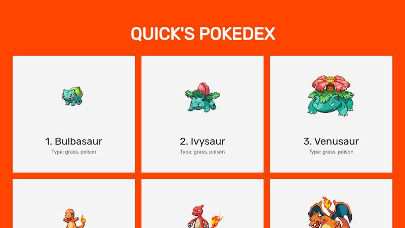 Pokedex Challenge  Javascript Exercises