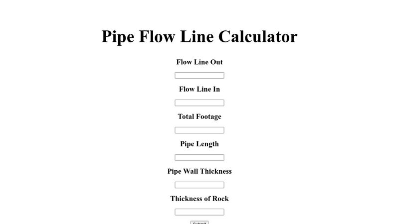 pipe-flow-calculator