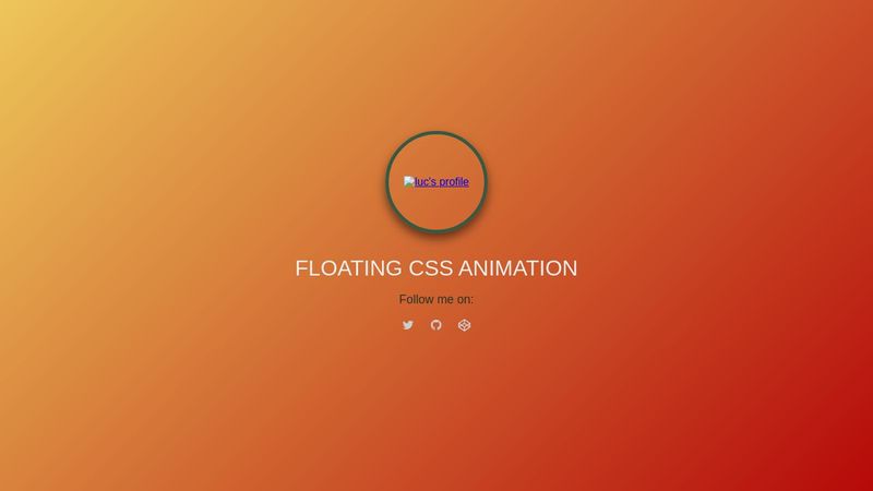 Floating Animation - CSS