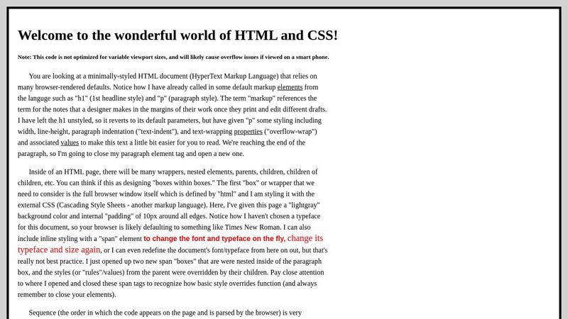 Section 1, Assignment 2: CSS Still Life (Demo)