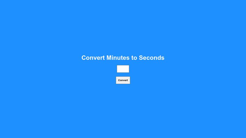Convert Minutes To Seconds convert-minutes-to-seconds