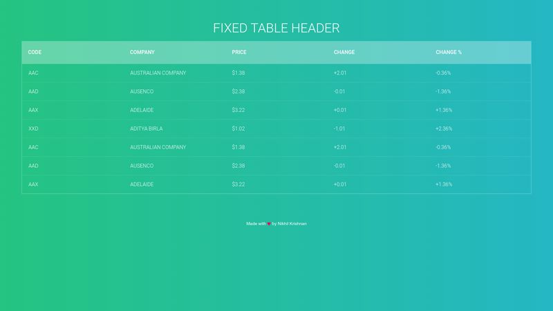 fixed-table-header