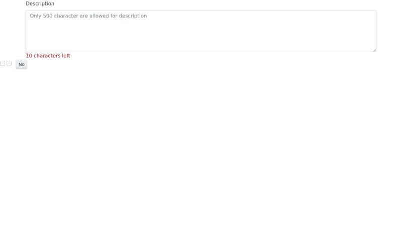 Textarea Character Limit Count