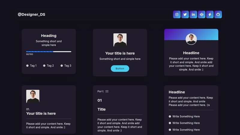 Bootstrap card design part-5